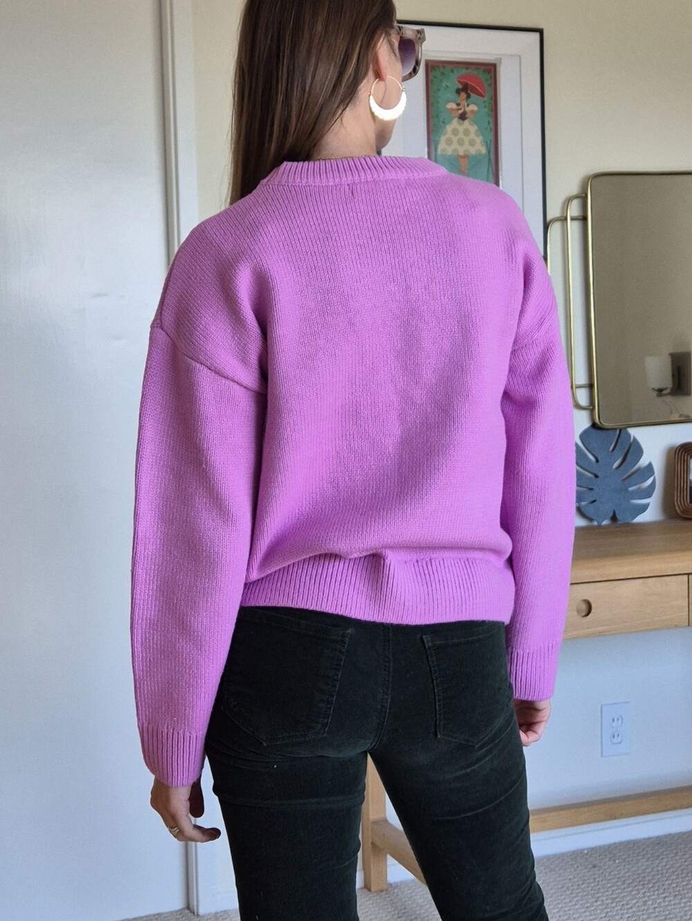 English Factory Statement Pink 'LUCKY' Knit Sweater - Picture 4 of 11